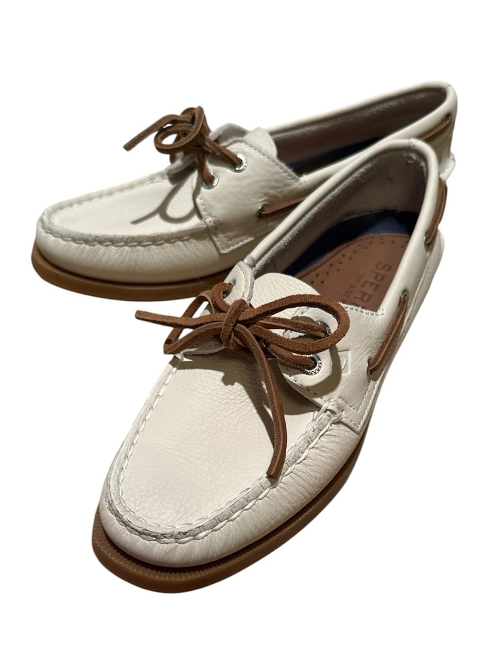 SPERRY Women's Leather Top-Sider Authentic Original 2-Eye Boat Shoes 6.5